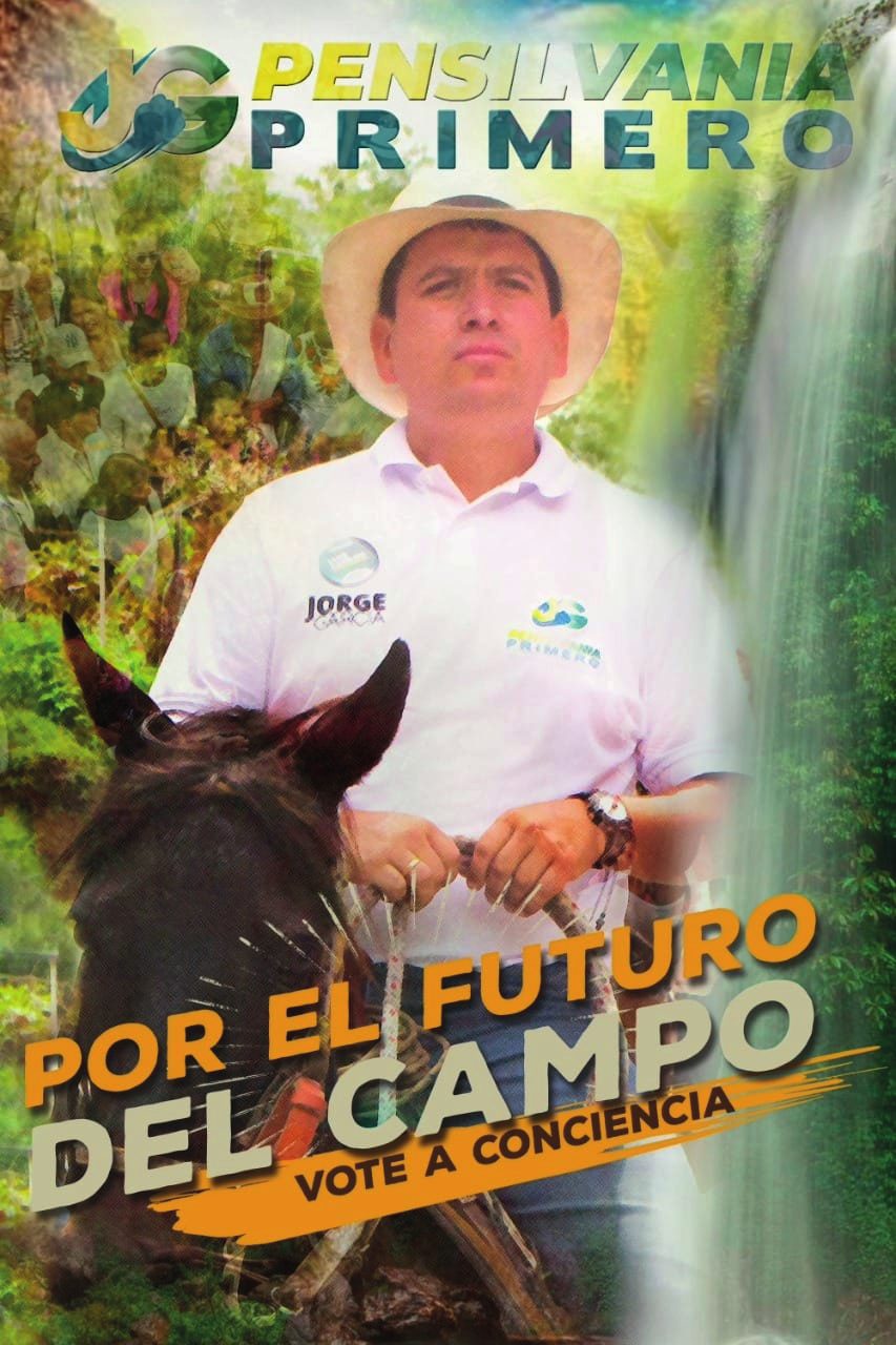 Pieza de campaña de Jorge García: 'Pensilvania Primero, por el futuro del campo'