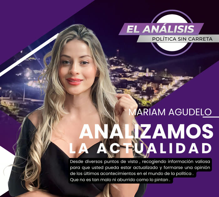 Mariam Agudelo, presentadora de El Análisis